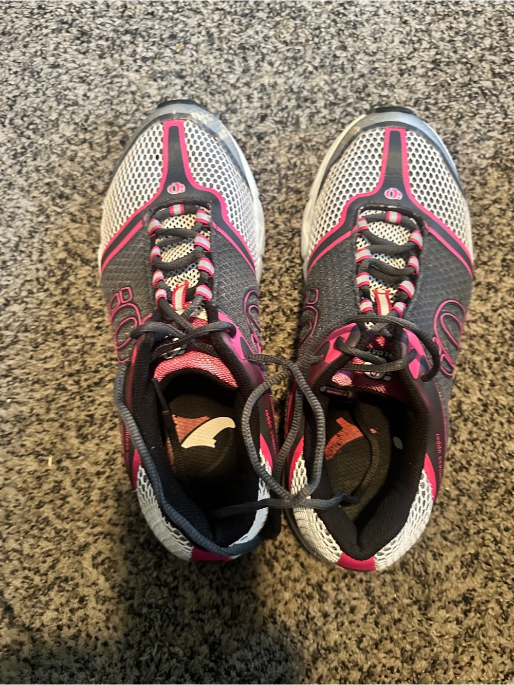 Pearl Izumi Women's Gray & Pink Running Sneakers